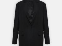 Однобортный жакет с добавлением льна