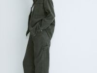 Вельветовые брюки Baggy для девочек, Серый