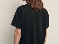 Блузка из тенселя с коротким рукавом