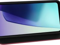 Чехол-книжка Krutoff Magnet для realme Note 60/60X бордовый