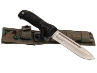 Тактический нож Kizlyar Supreme Dominus, сталь AUS-8, рукоять кратон, черный