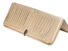 Пенал для кистей на короткой ручке Pinax, 21 отд.+2 кармана, бежевый