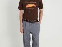 Футболка из хлопка с принтом