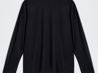 Лонгслив из мерсеризованного хлопка