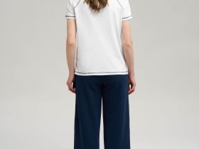 Футболка облегающего кроя из джерси