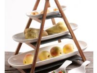 Villeroy & Boch Этажерка 3-х ярусная, набор 4 предмета Artesano Villeroy & Boch