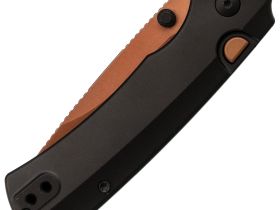 Складной нож Kizer T1 BD, сталь Elmax, рукоять титан, черный