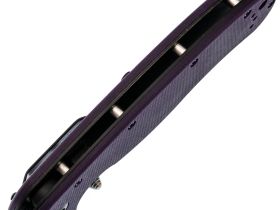 Складной нож Steelclaw Крыса Black сталь AUS-8, рукоять фиолетовый G10