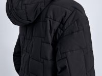 Утепленное стеганое полупальто