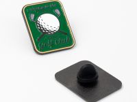 Значок эмалированный "Golf club"