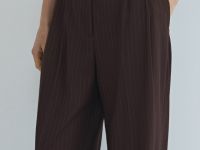 Широкие брюки, Коричневый