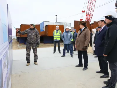 Юрий Трутнев ознакомился с ходом строительства Ленского моста