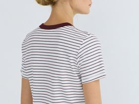 Базовая футболка из плотного хлопка, Фиолетовый