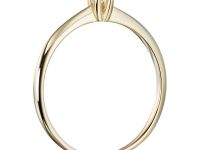 Помолвочное кольцо из желтого золота с бриллиантом э0301кц10200128