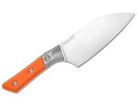 Нож кухонный Сантоку Microtech Santoku Knife 6', сталь M390MK, рукоять G10, оранжевый