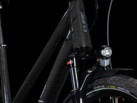 Женский велосипед Cube Kathmandu Pro Trapeze, год 2025, цвет Черный, ростовка 18