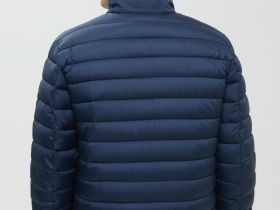 Стеганая куртка с воротником-стойкой