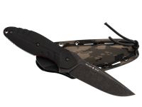 Тактический нож N.C. Custom Talion blackwash сталь VG-10, рукоять Black/Red G10