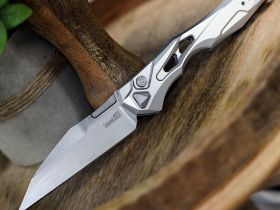 Автоматический складной нож Kershaw Launch 13, сталь CPM154, рукоять серебристый алюминий