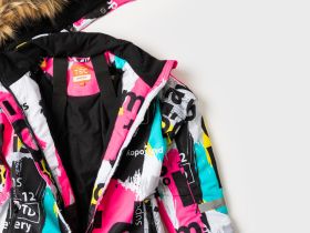 Комбинезон текстильный с полиуретановым покрытием для девочек