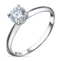 Помолвочное кольцо из белого золота э4712кц06181200_white