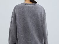 Базовая толстовка оверсайз, Серый