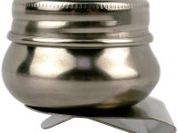 Масленка металлическая одинарная с крышкой Гамма "Студия"