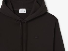 Хлопковый свитшот Lacoste унисекс свободного кроя