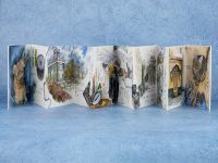 Скетчбук-гармошка для акварели Малевичъ "Monet" Fin, 10 л 300 г, 100% хлопок