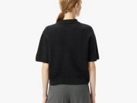 Женская кофта Lacoste с коротким рукавом и воротом на молнии CLASSIC FIT