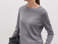 Шерстяной джемпер с округлой горловиной