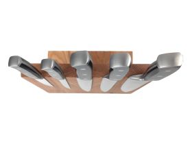 Подставка для ножей магнитная Woodinhome KS002LSON, дуб
