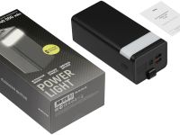 Портативное зарядное устройство TFN Power Light 40 000 мАч Чёрное