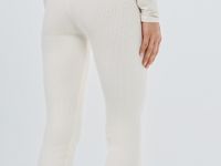 Легинсы в рубчик, Белый
