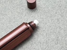 Ручка мультисистемная Rhodia, 3в1 (черный+красный+кар 0,5), корпус Коричневый