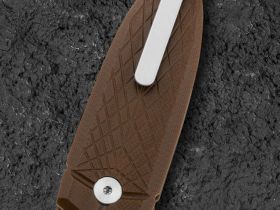 Складной нож Bestech Knives Ququ, сталь 14C28N, рукоять G10, коричневый