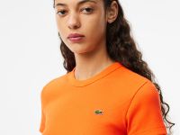 Женская футболка Lacoste Slim Fit из хлопка в рубчик