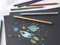 Набор карандашей цветных Faber-castell "Metallic" 10 шт в картоне