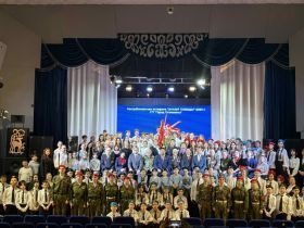 Знамя Победы встретили в Олекминском районе