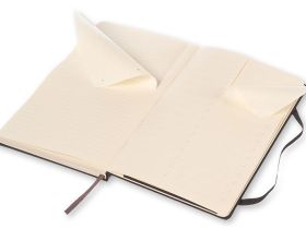 Записная книжка в линейку Moleskine "Professional" Large, 130х210 мм 240 стр, обложка черная