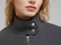 Куртка-бомбер с воротником-стойкой