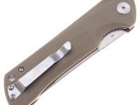 Складной нож Bestech Paladin 100 мм, сталь D2, рукоять G10, бежевый