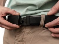 Ремень-нож, экокожа, нержавеющая сталь 440