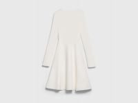 Вязаное платье для девочек, Бежевый