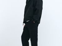 Брюки карго из твила, Черный