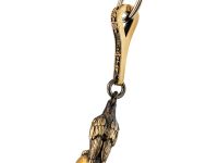 Брелок Ворон, бронза