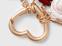 Брелок-обвес с натуральной ракушкой, Мультицвет