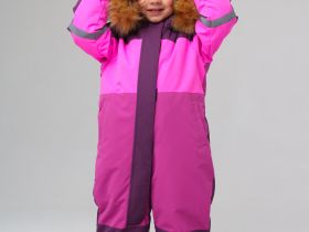 Комбинезон детский текстильный с полиуретановым покрытием для девочек