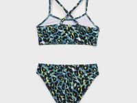 Комплект трикотажный для девочек: купальный костюм, парео