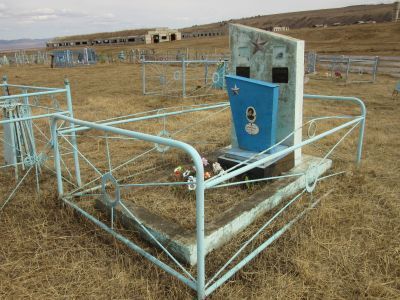 Могила первого председателя коммуны с. Сухой Ручей А.Г. Сафонова, погибшего в 1931 году от кулацкого террора